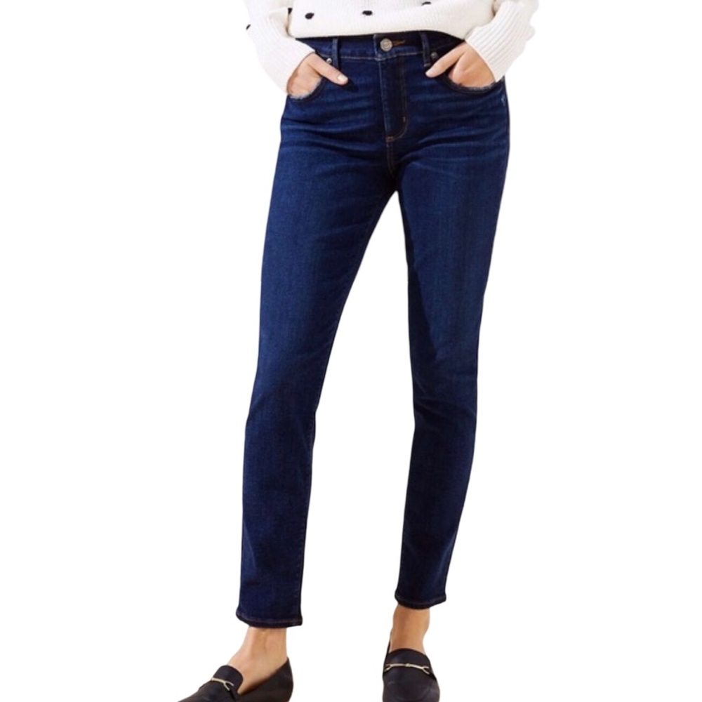 LOFT Modern Skinny in Dark Rinse